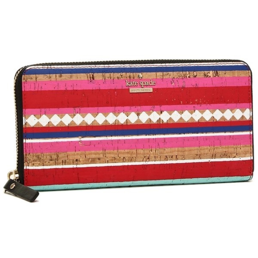 RARE Kate Spade Campus Lane Cork Zip Lacey Wallet - Picture 4 of 8